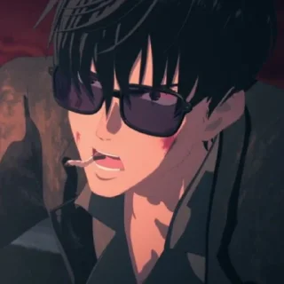 🤬 emoji ♡!!Nicholas D. Wolfwood!!♡ @Schmeebop Telegram sticker 17 of 55
