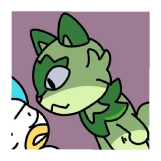 😡 emoji Sprigatito 😺✨🍃 Telegram sticker 20 of 31