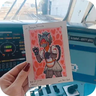 🖼 emoji ЕКАТЕРИНА ЗА КОНТРОЛЕРОМ!! ➡️ @Ctikerubot Telegram sticker 5 of 19