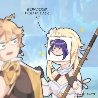 Sticker from ГЕНШИН ГДЕ МОИ КОРУТКИ/@Xiao_LiYue/