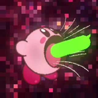 Sticker from Kirby