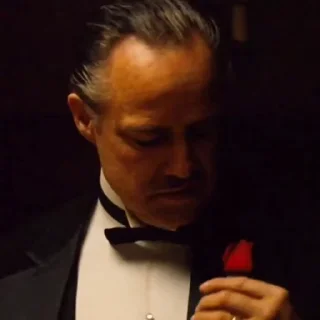 🌹 emoji Marlon Brando Telegram sticker 9 of 35
