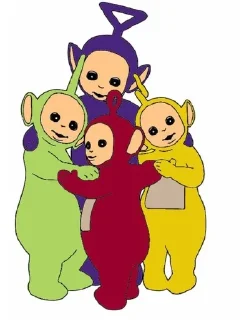 👨‍👩‍👧‍👦 emoji телепузики Telegram sticker 11 of 17