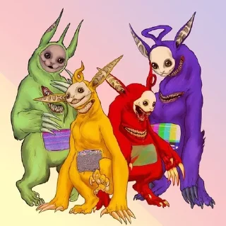 😈 emoji телепузики Telegram sticker 14 of 17