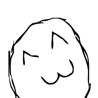 Sticker from Funny(?) faces. Автор кола с сосискай💪🥶