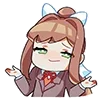 💚 emoji DDLC By: @Arad02mine Telegram sticker 9 of 46