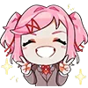 💖 emoji DDLC By: @Arad02mine Telegram sticker 22 of 46
