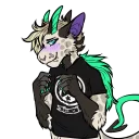 🙈 emoji Antonia the Dragon Telegram sticker 9 of 83