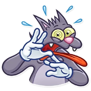 Sticker from The Itchy & Scratchy