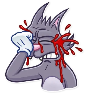 🤦‍♂️ emoji The Itchy & Scratchy Telegram sticker 12 of 25