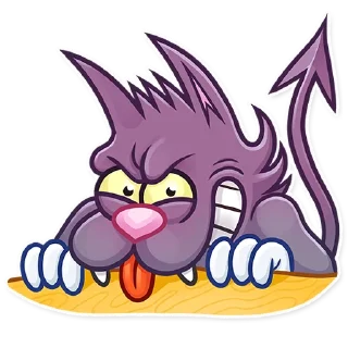 😈 emoji The Itchy & Scratchy Telegram sticker 19 of 25