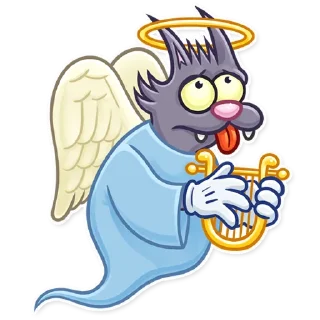 😵 emoji The Itchy & Scratchy Telegram sticker 11 of 25