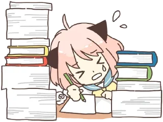 🤓 emoji my cat neko girl <3 Telegram sticker 24 of 44