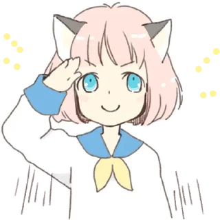😼 emoji my cat neko girl <3 Telegram sticker 9 of 44