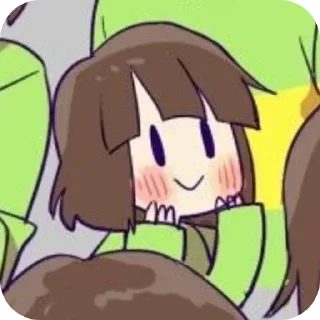 ❤ emoji Чара Дриммур/Chara Dreemurr @chara_undertale9 Telegram sticker 23 of 120
