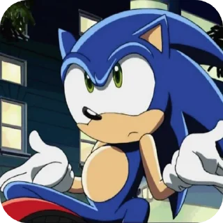 🤷‍♂ emoji Sonic Boom @stickmiw Telegram sticker 15 of 65
