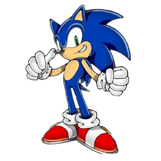 😏 emoji Sonic Boom @stickmiw Telegram sticker 7 of 65