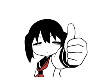 👍 emoji Explosionpsycho @dangokimochi Telegram sticker 11 of 16