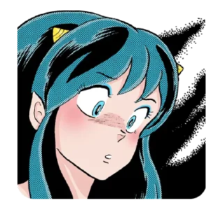 😰 emoji URUSEIYATSURA @dangokimochi Telegram sticker 7 of 16