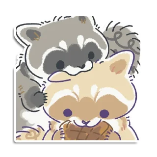 🤗 emoji Енотик Йен Telegram sticker 9 of 120