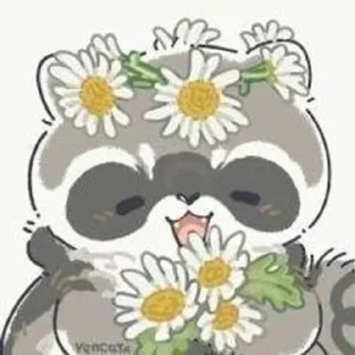 🦝 emoji Енотики @minolisa Telegram sticker 24 of 81