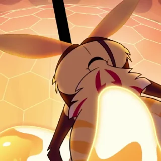 😱 emoji Queen Bee | Helluva Boss | @Hazhell00⁩ ➡️ @Ctikerubot Telegram sticker 14 of 46