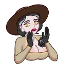 Sticker from Lady Dimitrescu