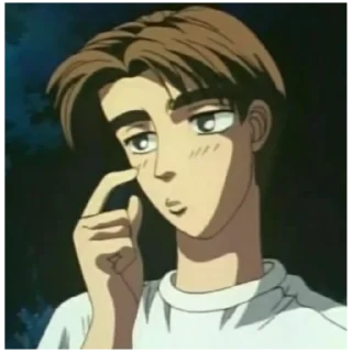 🤔 emoji Takumi Fujiwara Telegram sticker 13 of 44