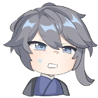 😓 emoji люяо @heikewwjj Telegram sticker 20 of 30