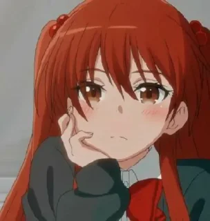 😒 emoji Anime random @anime_stickerr Telegram sticker 22 of 50