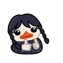 👍 emoji Telegram Ducks @GimmeStickerBot Telegram sticker 12 of 118