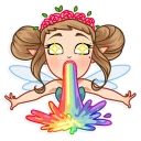 🌈 emoji Fairy Telegram sticker 24 of 35