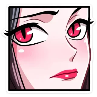 ☹️ emoji Дьяволица от @stickers_vk Telegram sticker 12 of 48