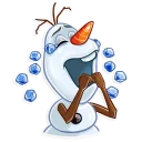 😭 emoji Olaf Telegram sticker 20 of 30