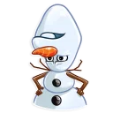 🤨 emoji Olaf Telegram sticker 8 of 30