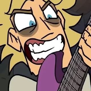 🎸 emoji Глэмчик@Shvaginvaginxxx Telegram sticker 1 of 120