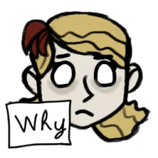 🙁 emoji Don't starve together : ) Telegram sticker 13 of 34