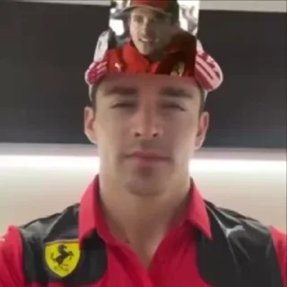 🌟 emoji Charles Leclerc Telegram sticker 15 of 19