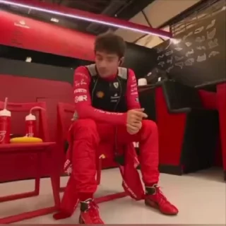 🌟 emoji Charles Leclerc Telegram sticker 9 of 19