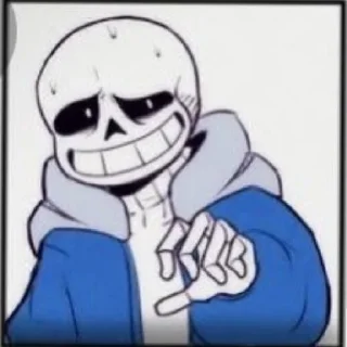 😰 emoji Санс Telegram sticker 10 of 16