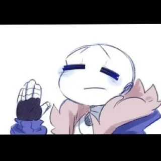 😐 emoji Санс Telegram sticker 6 of 16