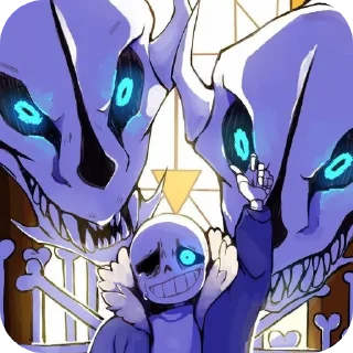 💀 emoji Санс Telegram sticker 5 of 18