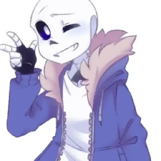 😉 emoji Санс Telegram sticker 9 of 16