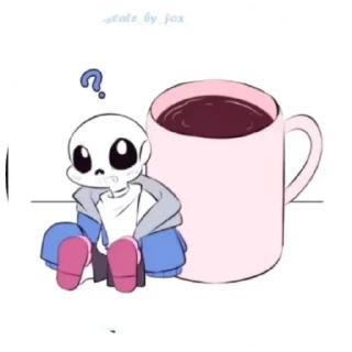 🥰 emoji Санс Telegram sticker 6 of 9