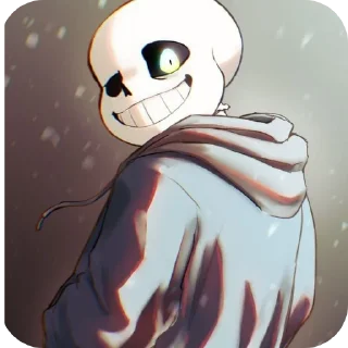 💀 emoji Санс Telegram sticker 6 of 18