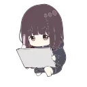 Sticker from Menhera chan @anime_stickerr