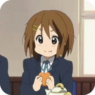 🍔 emoji Yui Hirasava Telegram sticker 13 of 46