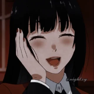 🃏 emoji безумный азарт: Юмико Telegram sticker 18 of 26