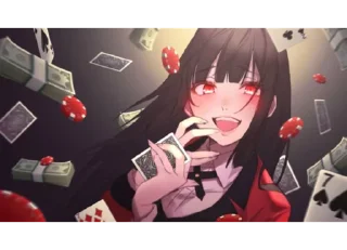 🃏 emoji безумный азарт: Юмико Telegram sticker 6 of 26