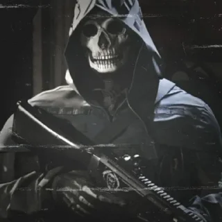 😍 emoji Ghost Call of duty Telegram sticker 11 of 63